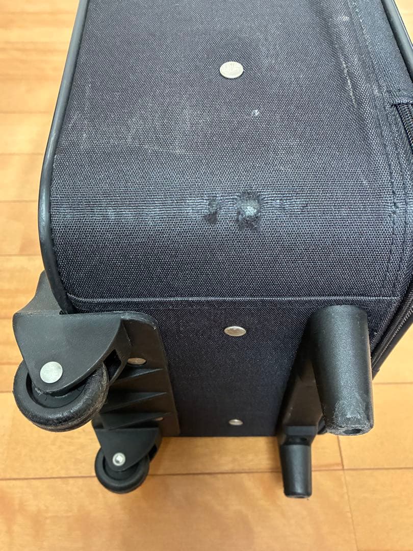 【希少】ディズニーキャリーケース　布製　スーツケースとショルダーバッグのセット