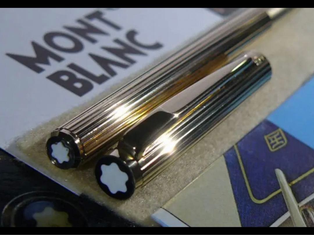 極美品金運を呼ぶ黄金の総金張りの価値の高い逸品！No1147ノブレス★モンブラン