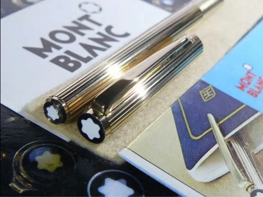 極美品金運を呼ぶ黄金の総金張りの価値の高い逸品！No1147ノブレス★モンブラン