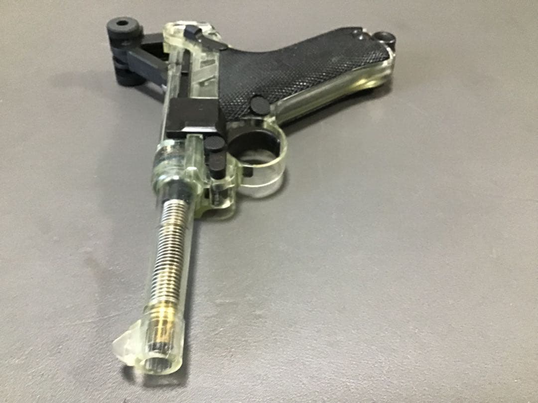 タナカ P08 スケルトン マガジン2個＋ブラックグリップ＋ハードケース付