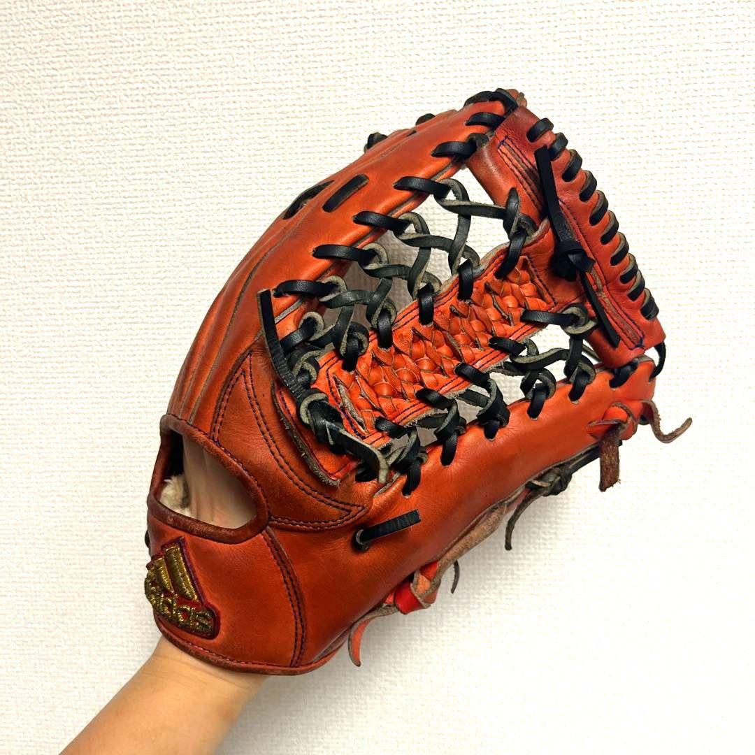 930 アディダス 西川モデル 型抜群 即戦力 硬式 外野手用グローブ