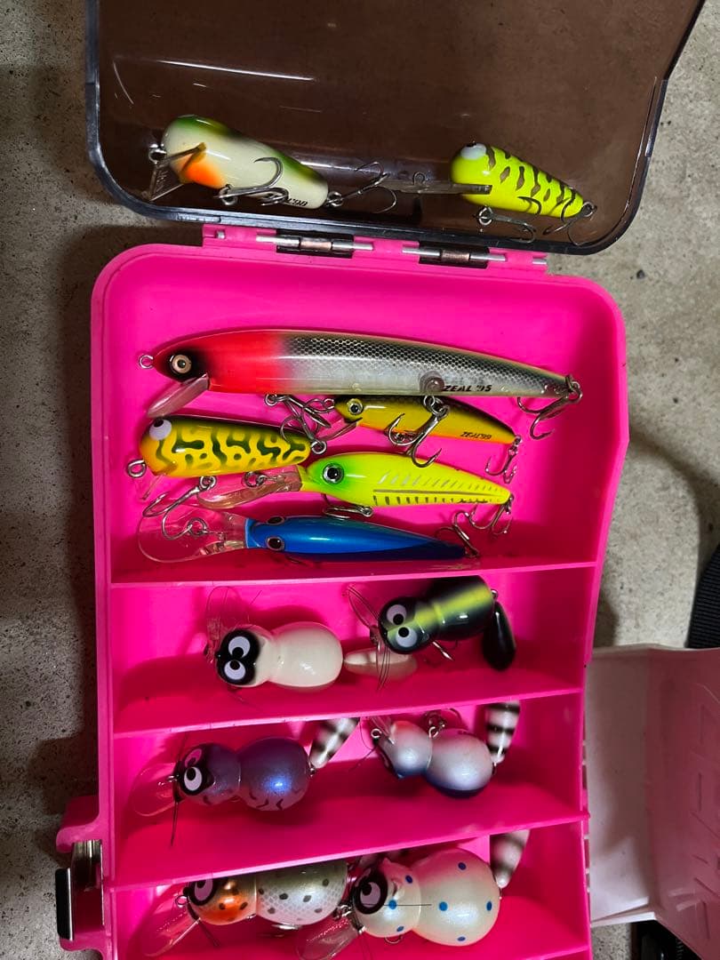 美品　zealルアーセット　まとめ売り　アライくん　 ウエストボックス付き