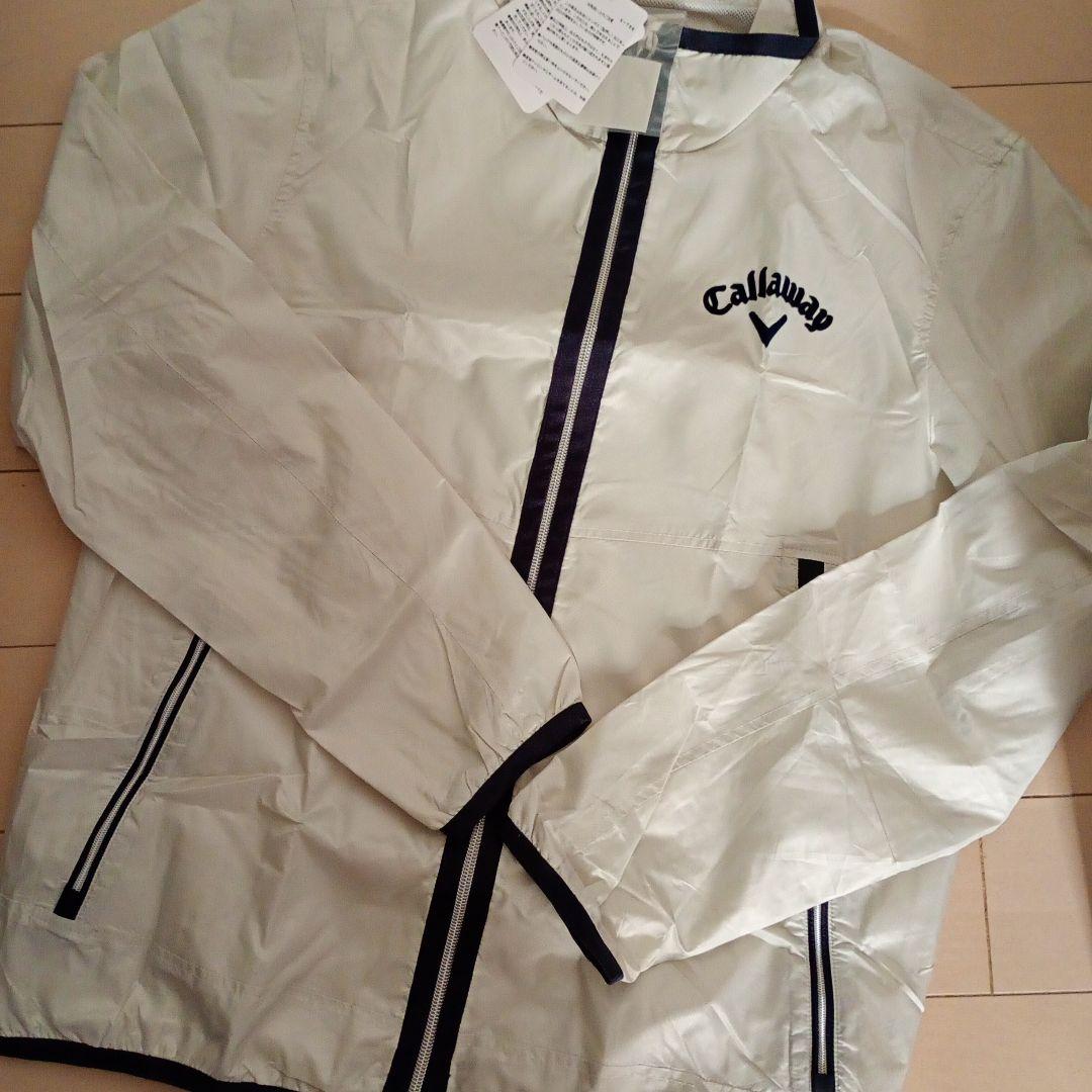 Callaway ストライプジャケット ホワイトレッドレーベルサイズM