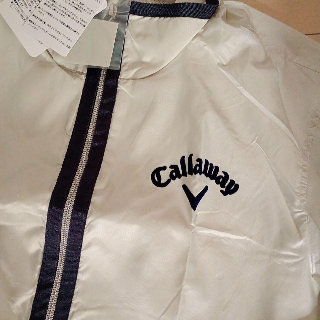 Callaway ストライプジャケット ホワイトレッドレーベルサイズM