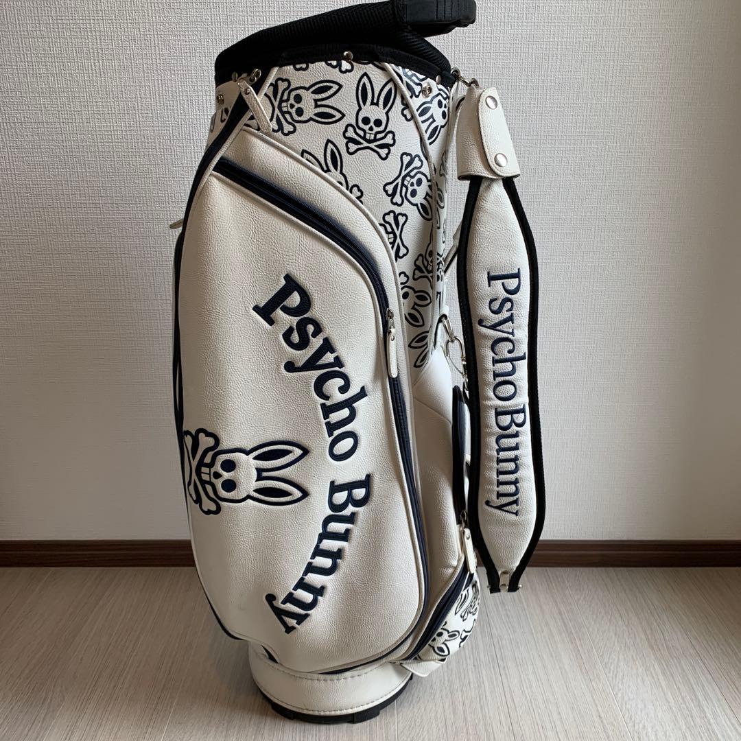 Psycho Bunny キャディバッグ ホワイト