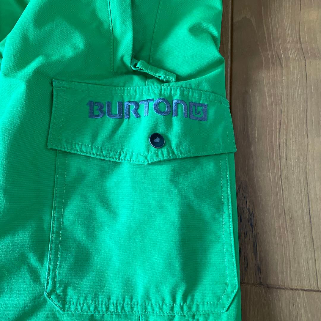 Burton スノーボードウェアセット グレーとグリーン　キッズMサイズ