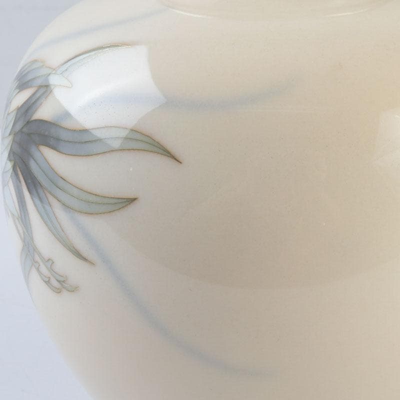 七宝焼　鳳凰文瓶　花瓶　在銘　V　9368