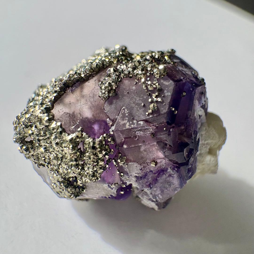 519 中国 内モンゴル産 レアタイプ フローライト&パイライト