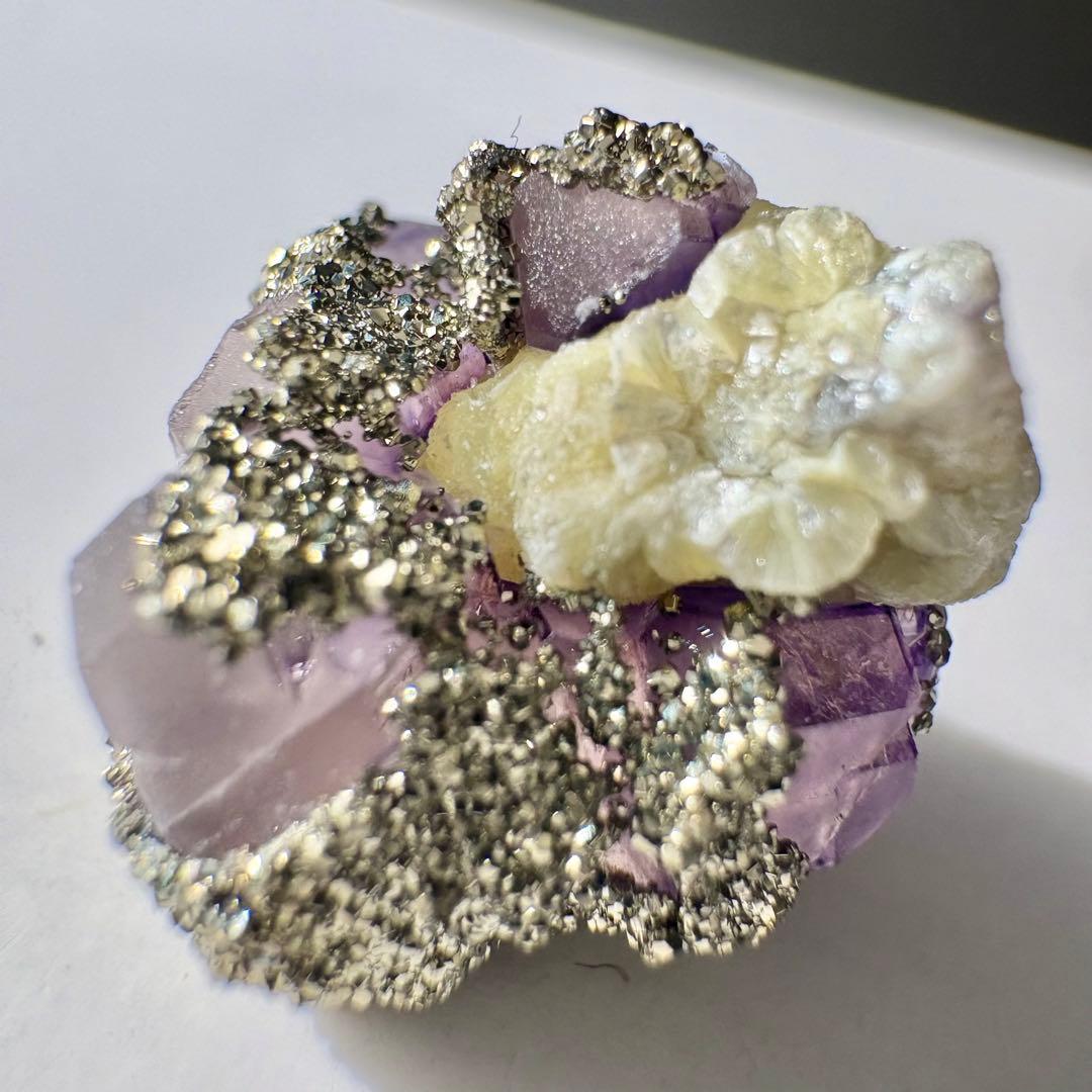 519 中国 内モンゴル産 レアタイプ フローライト&パイライト