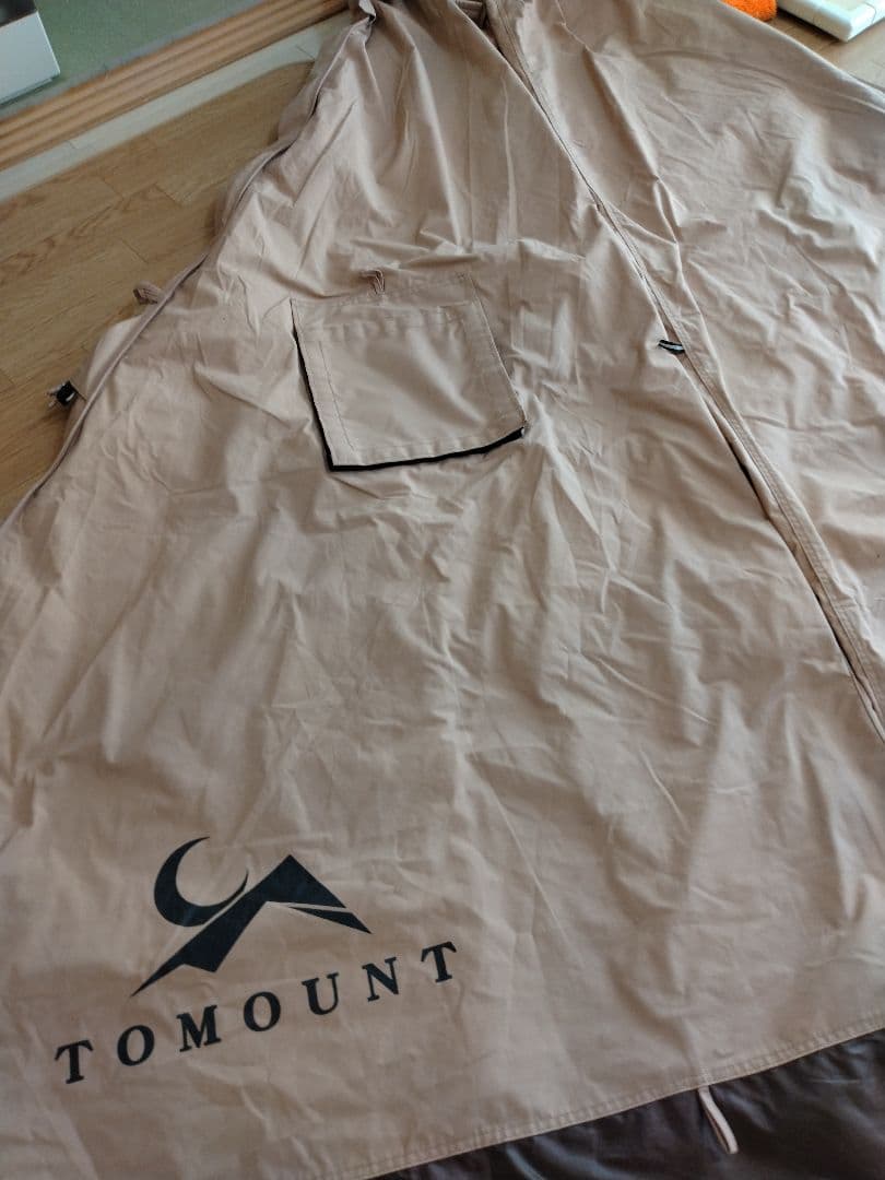 TOMOUNTO　TCワンポールテント（ソロ用）　フロントフラップ付き