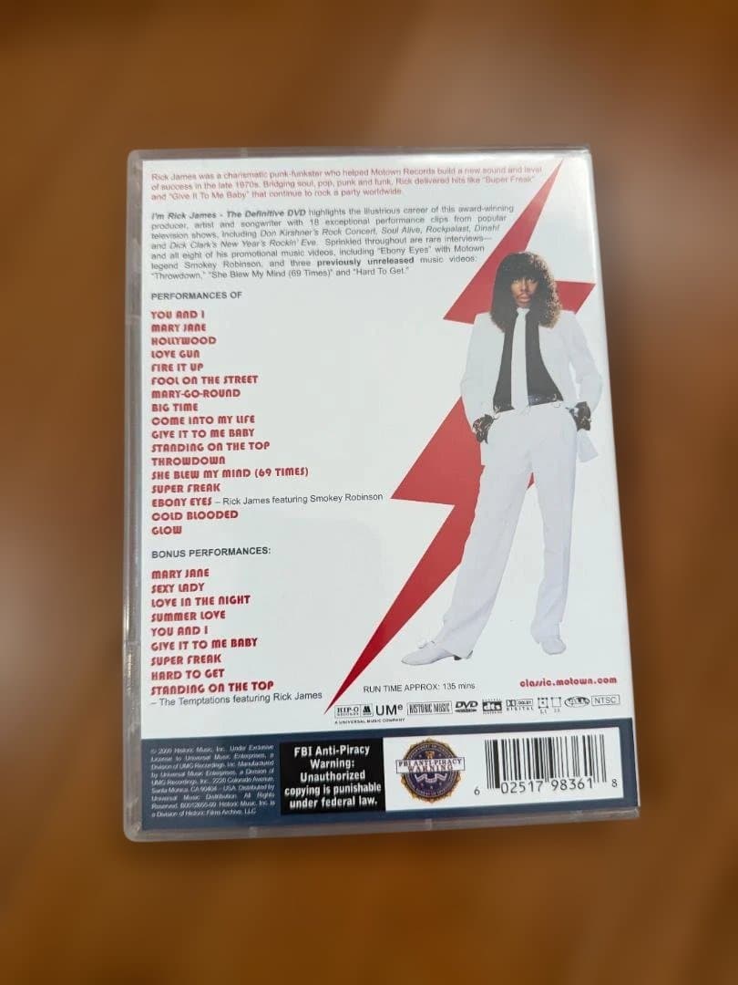 ミュージック I'm Rick James: The Definitive DVD
