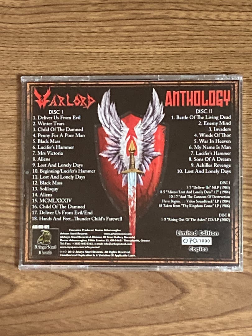 レア！ 限定400セット WARLORD ANTHOLOGY