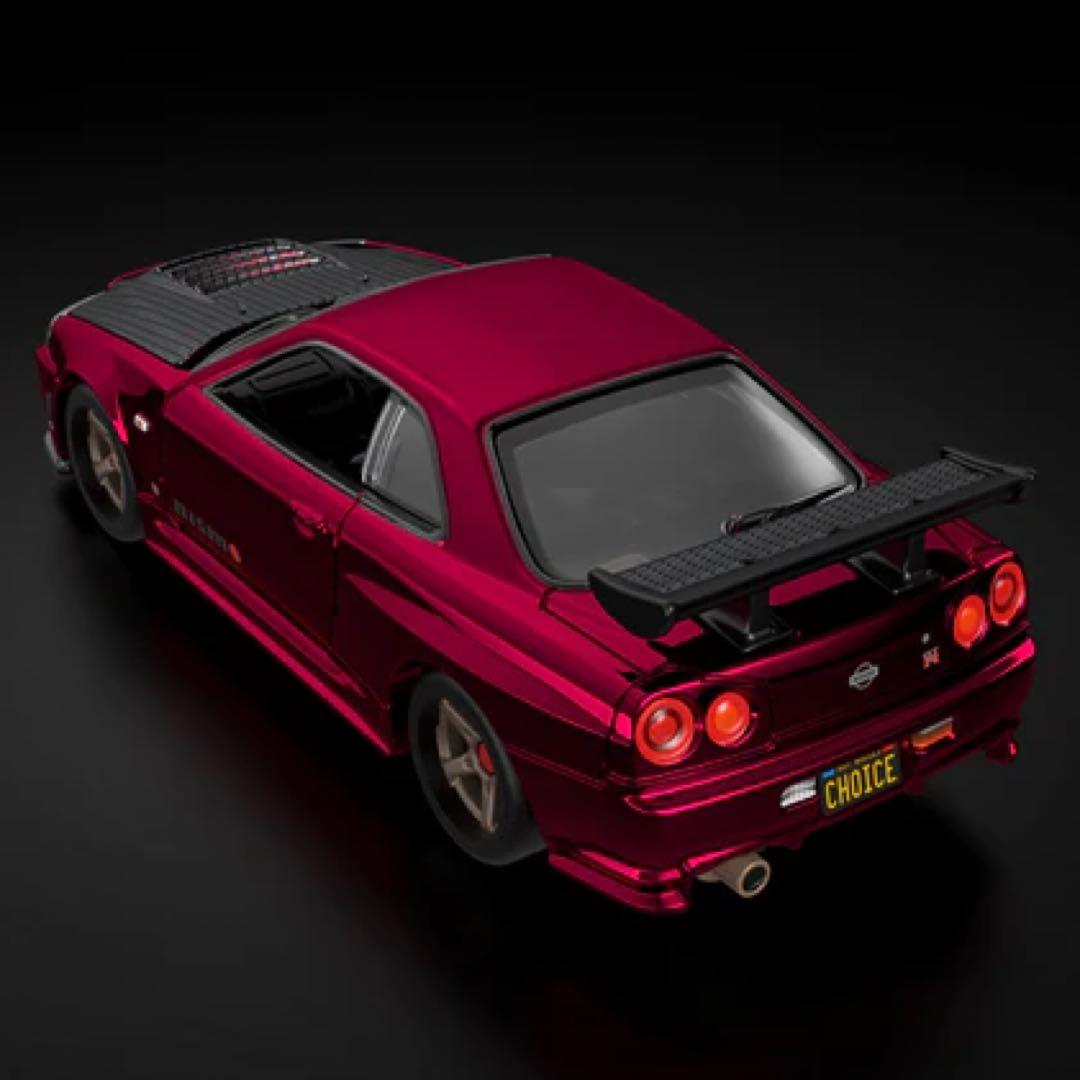 ホットウィール　Nissan Skyline GT-R (BNR34) RLC