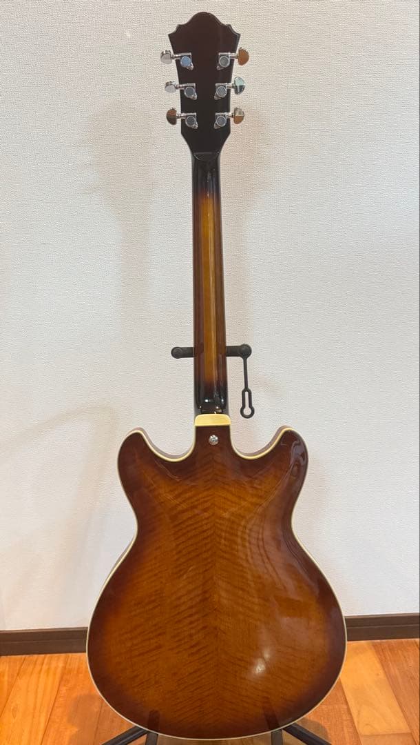 Ibanez エレキギター ブラウン セミホロウボディ