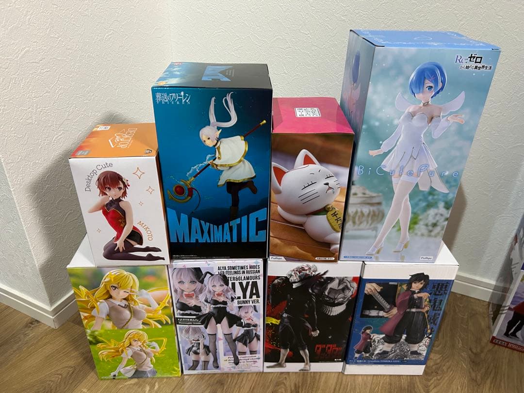 人気アニメ　フィギュア8体まとめ売り