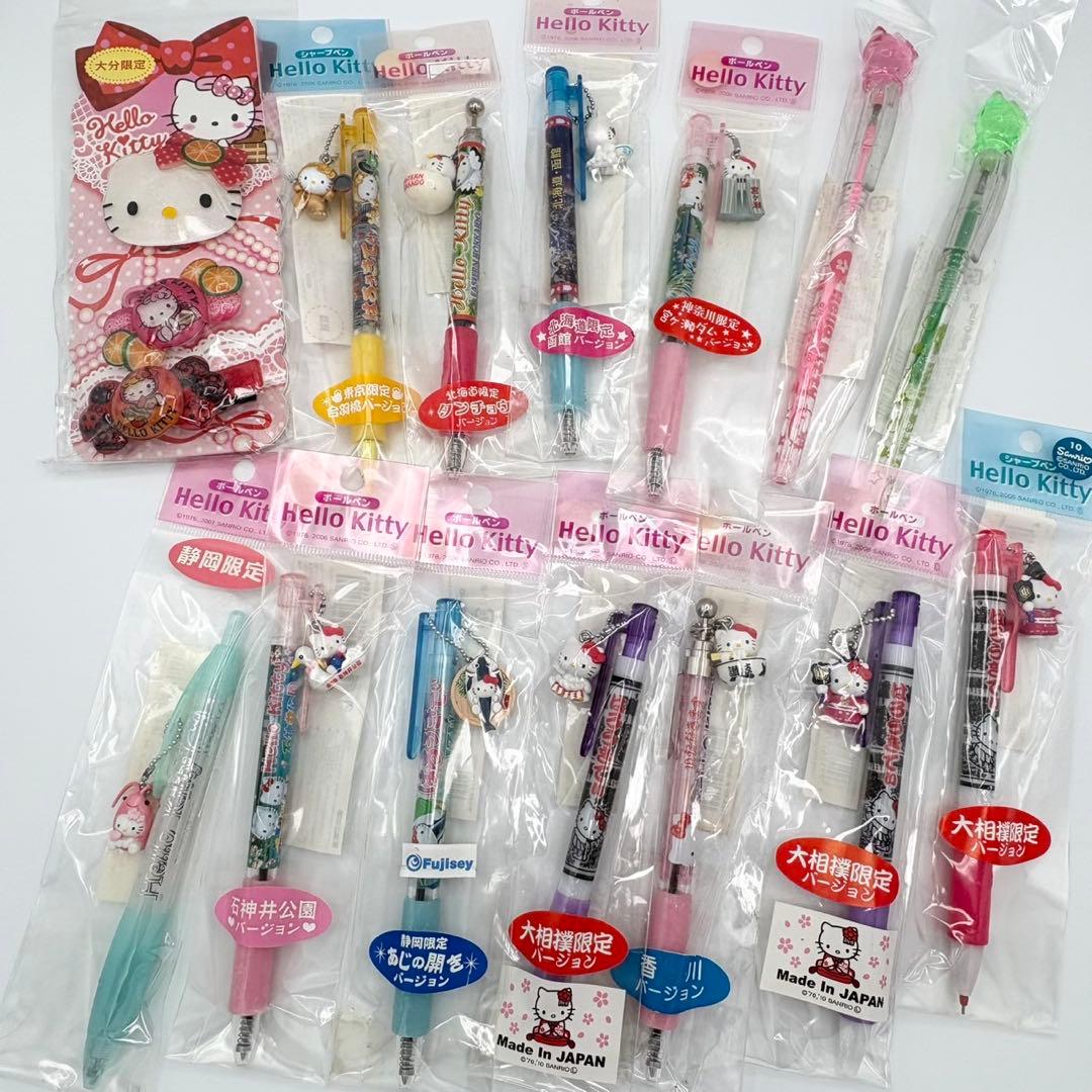 ご当地　ハローキティ　ストラップ　ボールペン　ピンズ　大量　103個　まとめ売り