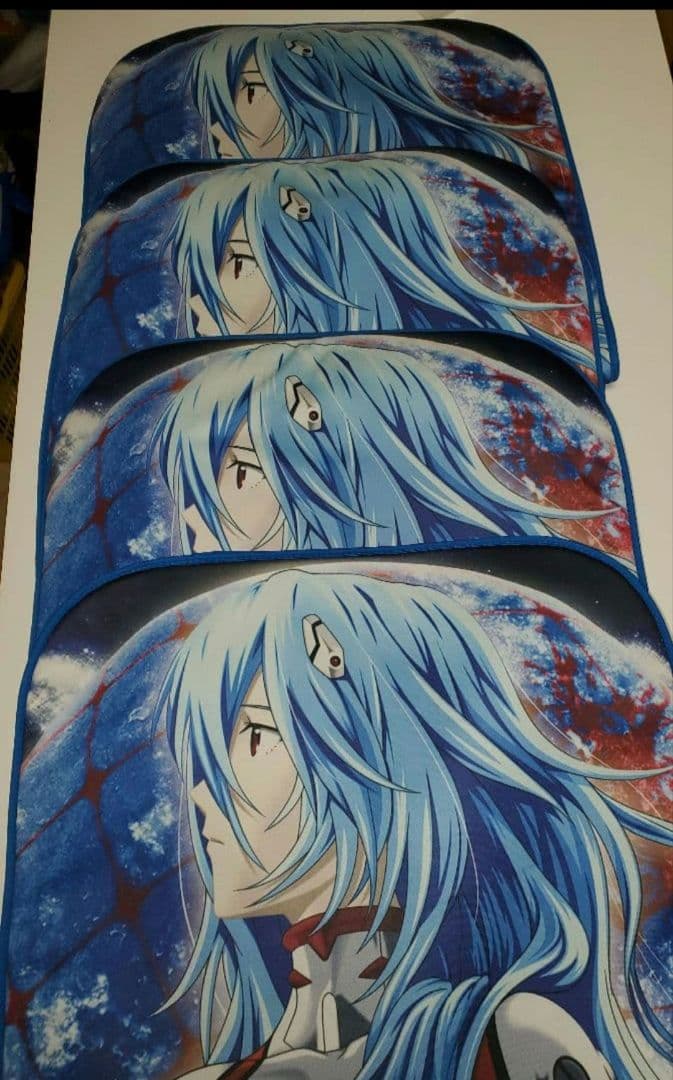 パチンコ エヴァンゲリオン TYPEレイのイスカバー4枚セット