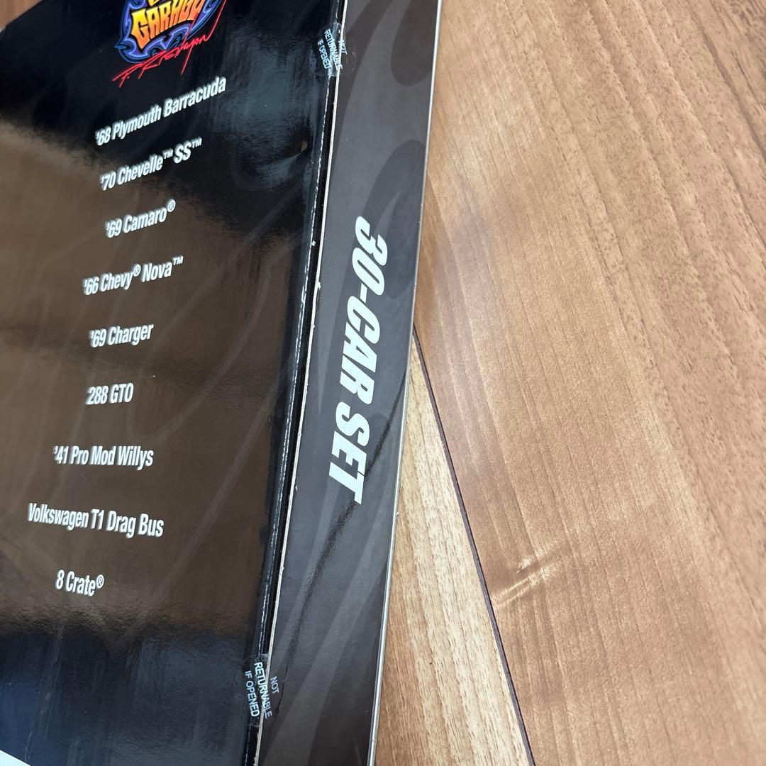 ミニカー HOT WHEELS REAL RIDERS GARAGE 30 CAR SET