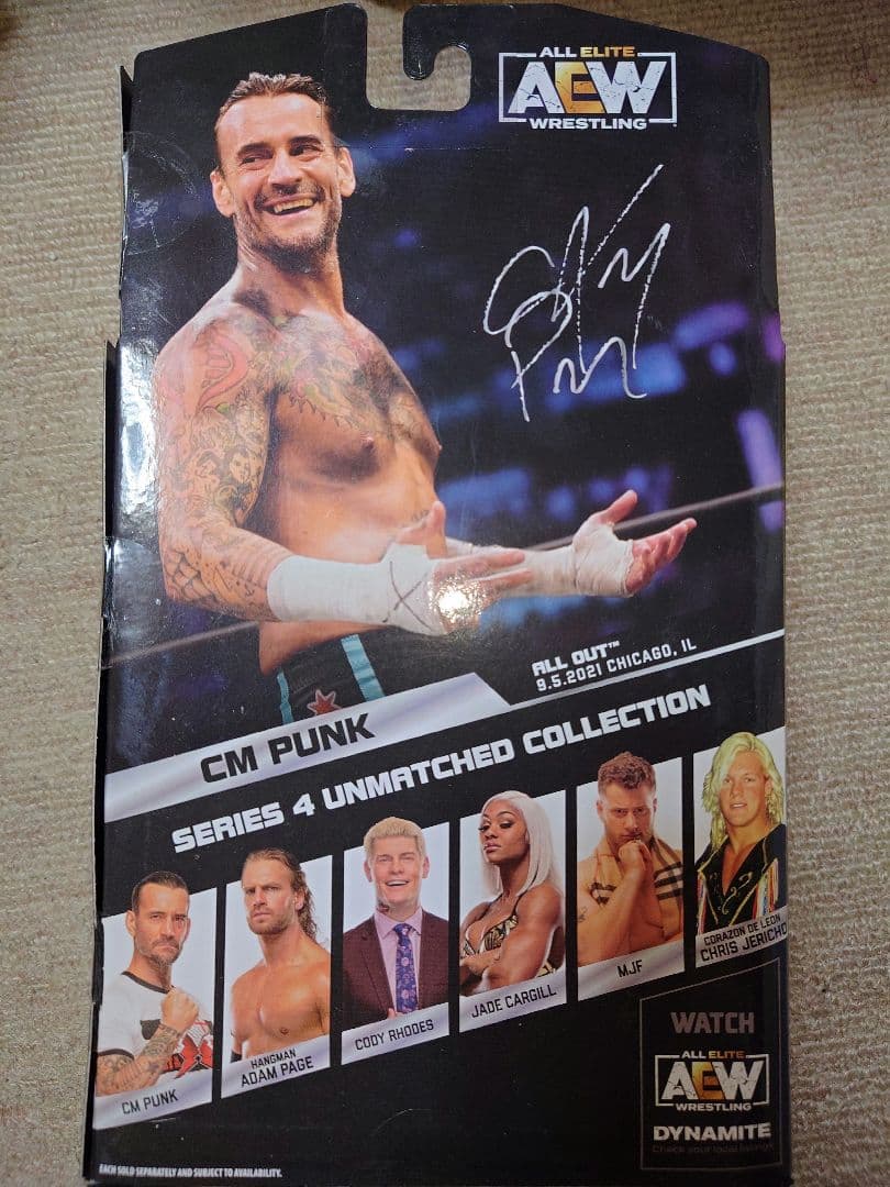 CM Punk フィギュア AEW シリーズ4