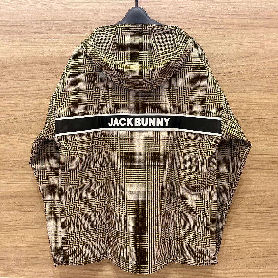 新品★25,300円 ジャックバニー ナイロンタフタ防風フーディブルゾン 黒黄L