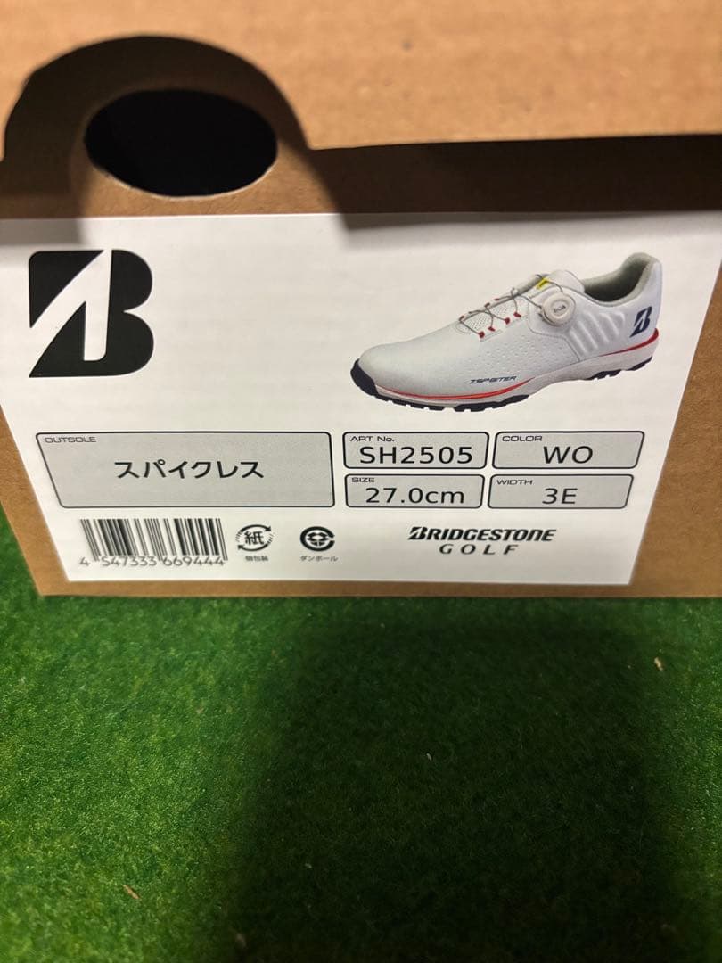 【新品27cm】BRIDGESTONE ZEPBITER ジップバイター 白