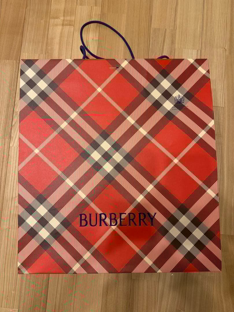 Burberry ガーメントケース　ショップ袋　大　リボン付き　美品