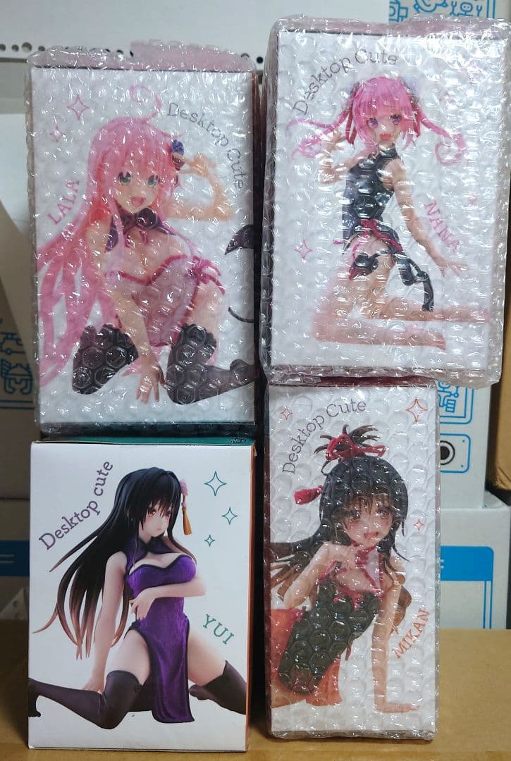 To LOVEる デスクトップキュート フィギュア 4体セット