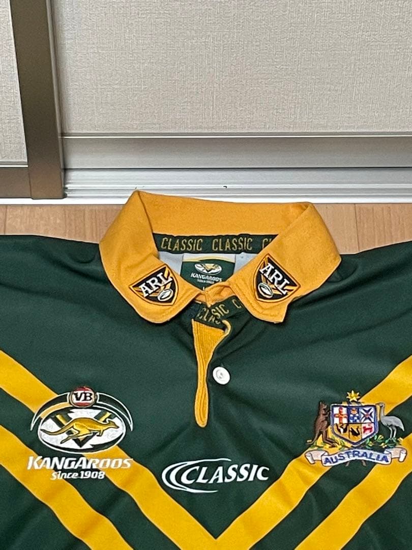ARL.カンガルーズジャージ.CLASSIC オーストラリア ラグビー VB