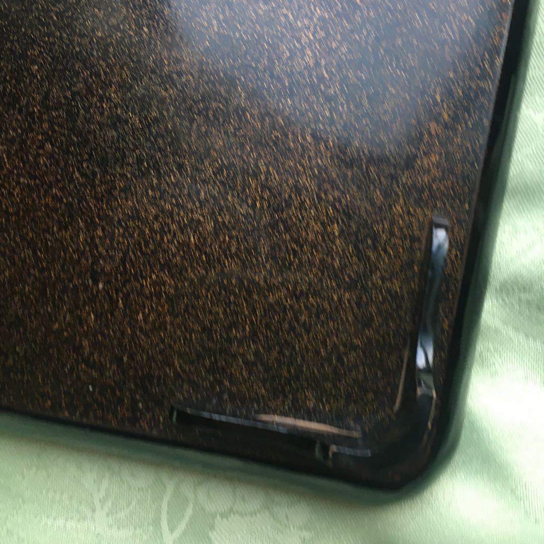 逸品　極上春の七草蒔絵　四方脚付膳　蓋付碗セット　C