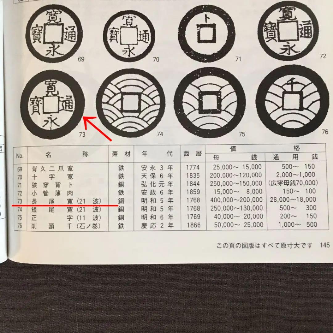 【特選品】寛永通宝（２１波）