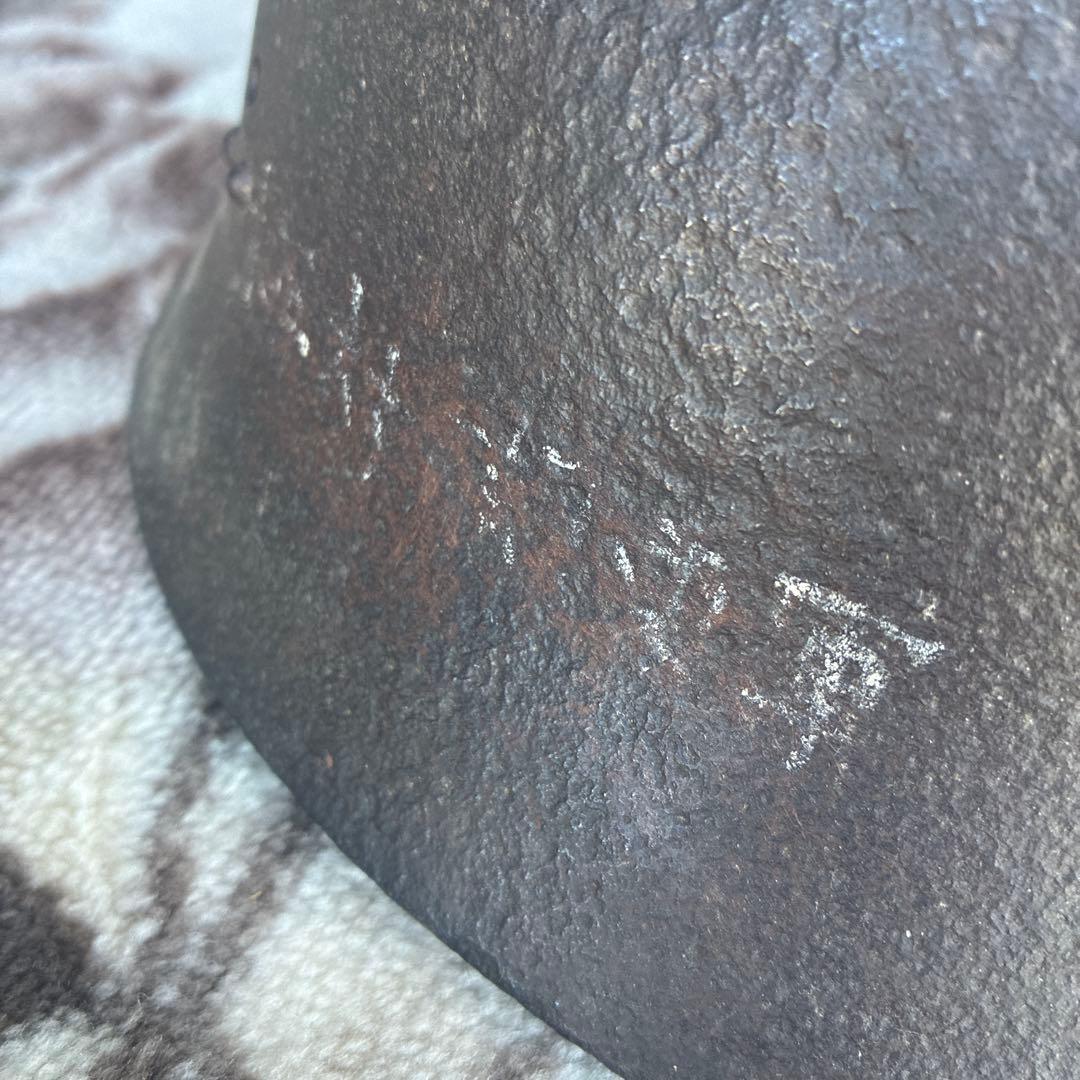 【レトロ】鉄帽　旧日本軍ヘルメット　アンティーク