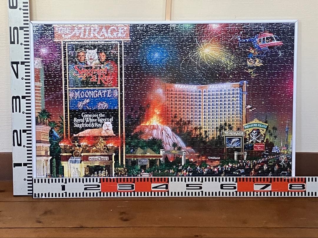 絵画としてのジグゾーパズル(アルミ額付き)古い時代の海外の風景画