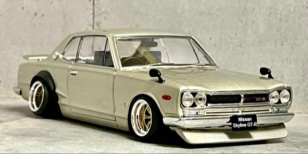 国産名車 1/24 スカイライン GT-R ガレージ ジオラマ 旧車 ミニカー