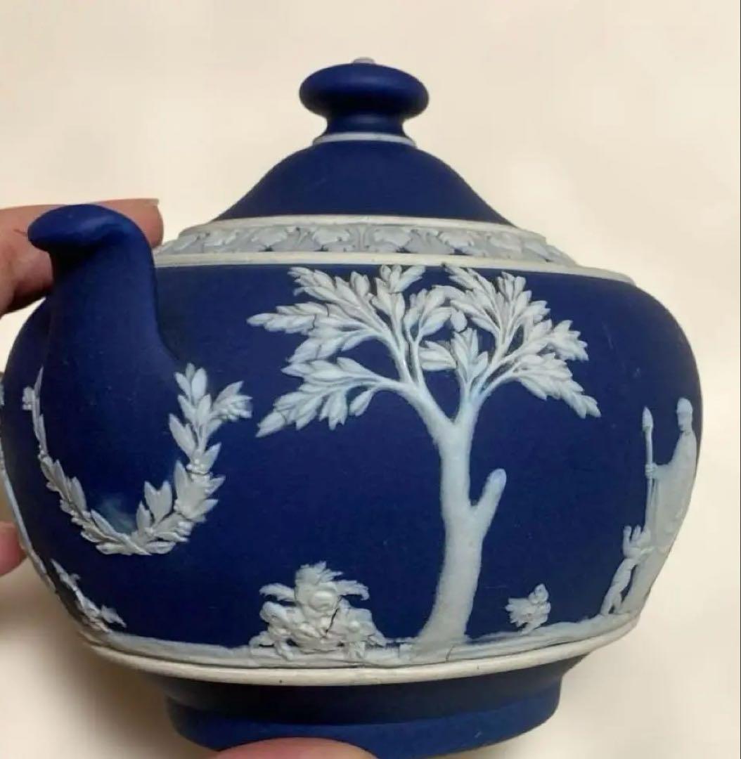 1900年頃のアンティーク? 英国ウェッジウッド　ディップドジャスパー 2点