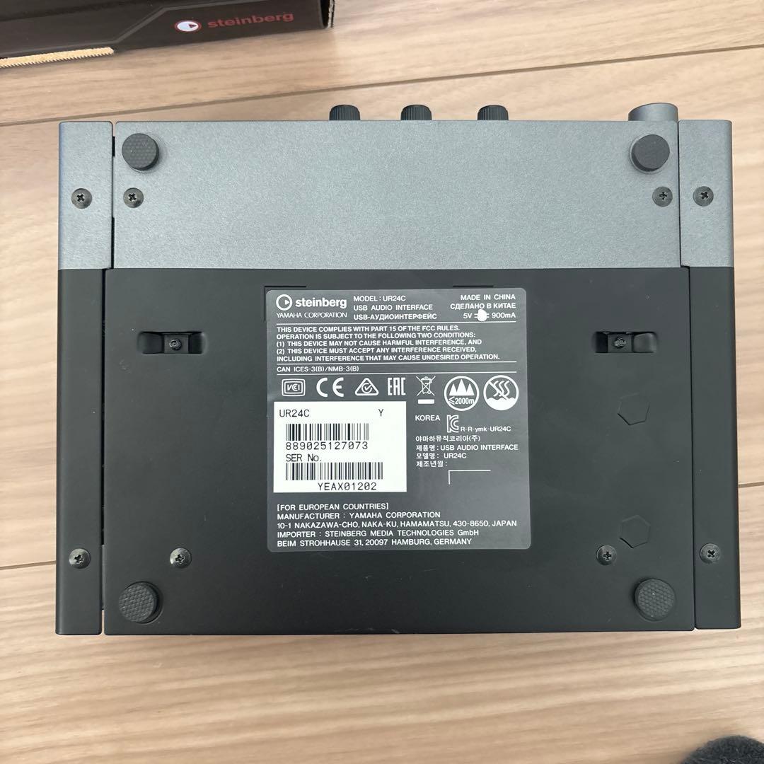 UR24C オーディオインターフェイス USB-C 接続