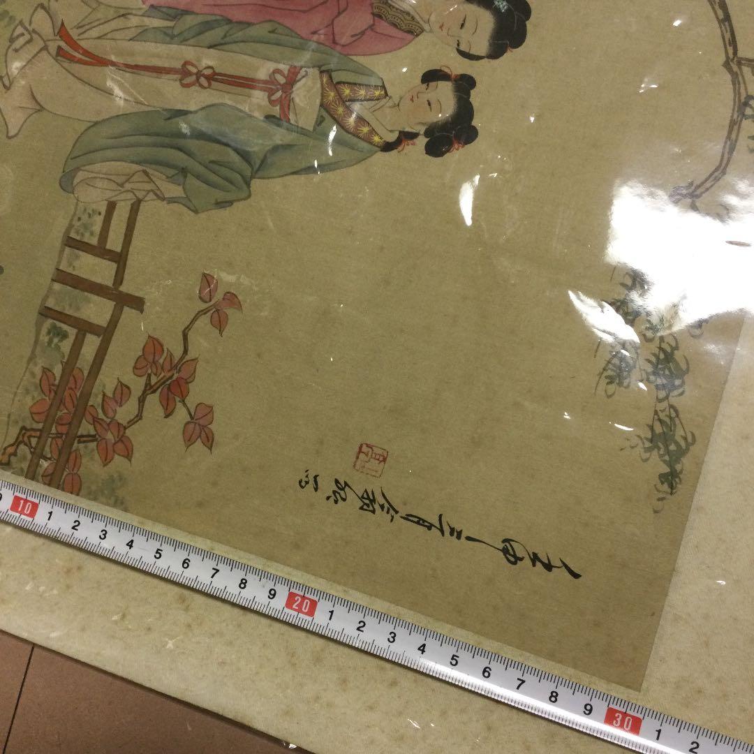 中国の美人画，肉筆