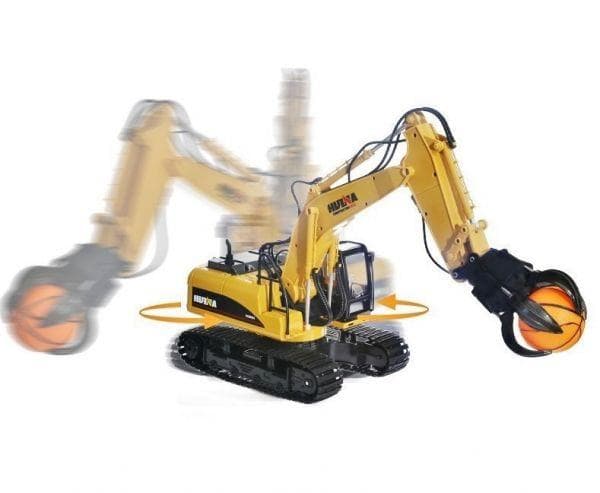 パクパク出来る！ 1/14 2.4GHz グラップル パワーショベル ラジコン