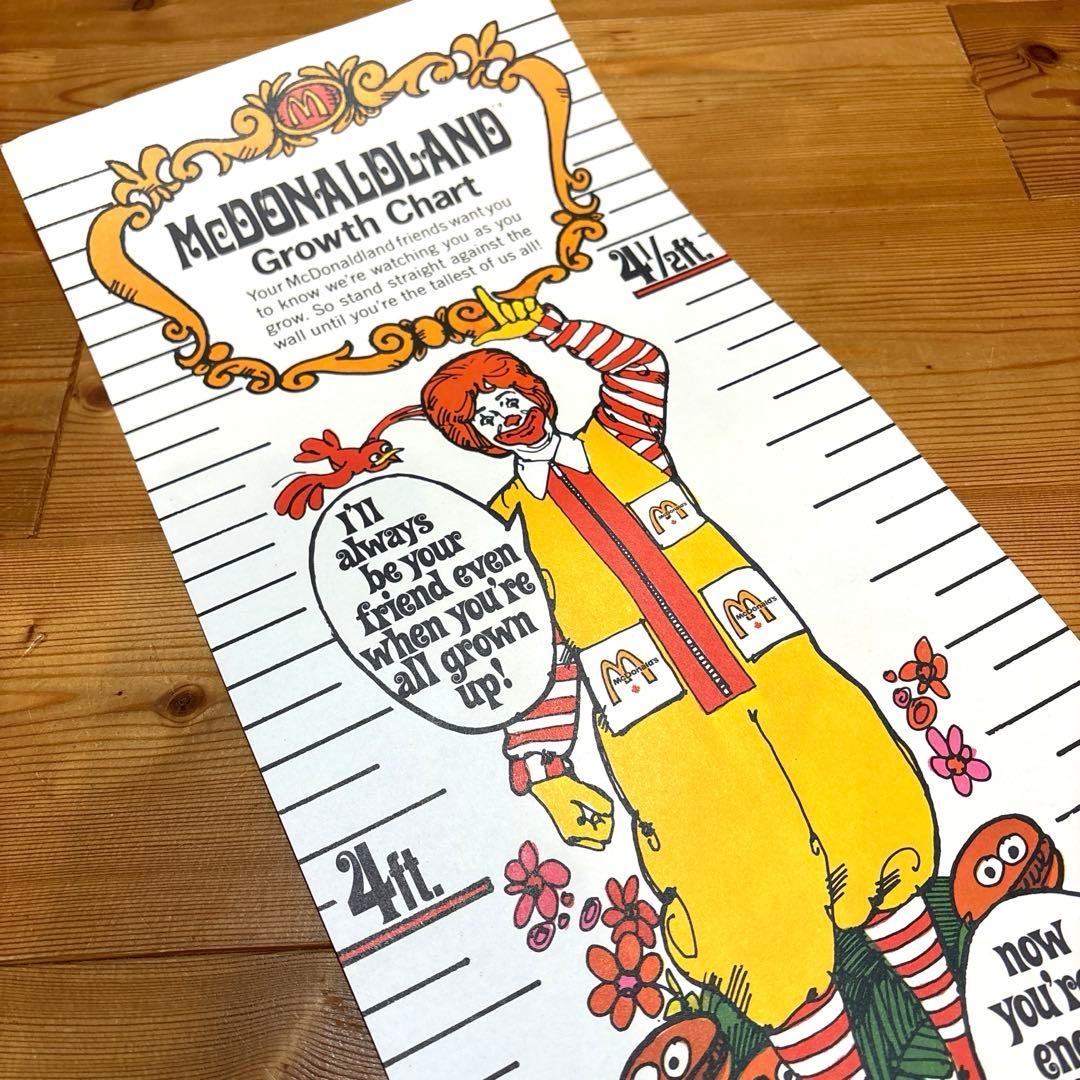 レア！　マクドナルド　キャラクター　ポスター　身長計　アメトイ　イービルグリマス