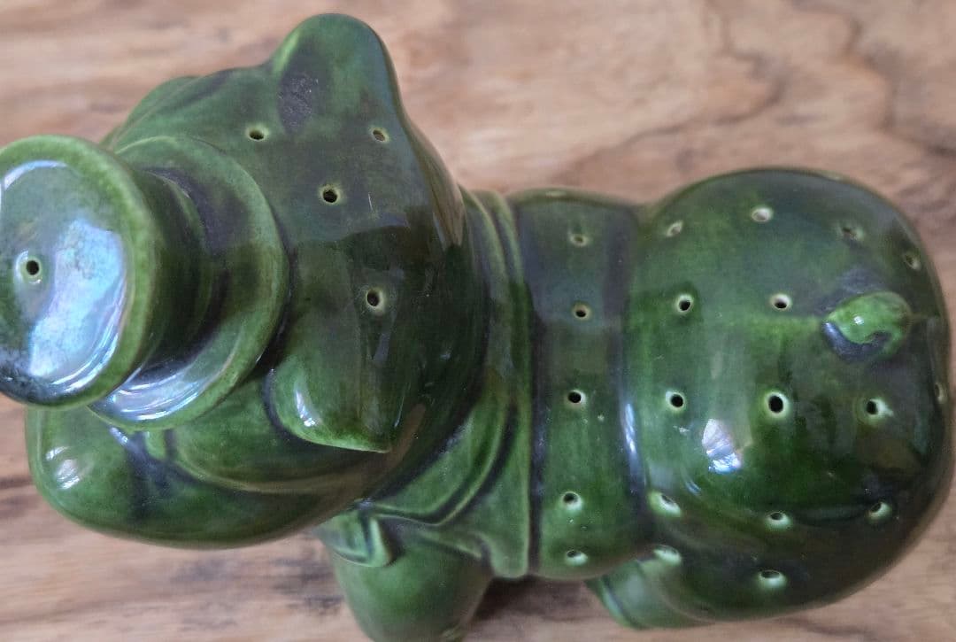 アメリカンヴィンテージ 陶器製 豚型 前菜、パーティー向け 楊子ホルダー