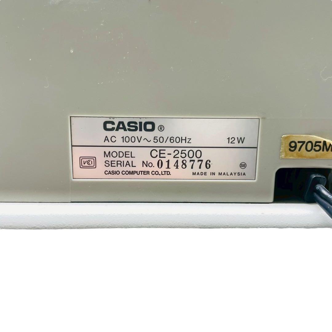 カシオ　レジスター　CE-2500-A