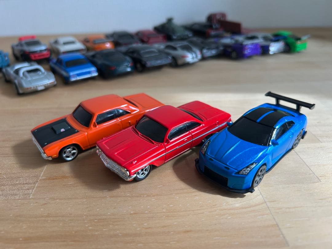 1/55 スケール ワイルドスピードシリーズ　ミニカー34台セット