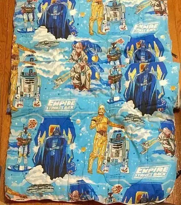 希少品70’sヴィンテージスターウォーズキルティング寝袋✰