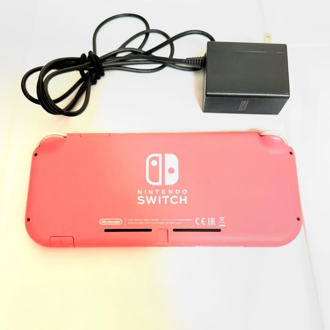 Nintendo Switch Lite コーラルピンク ジャンク AC付