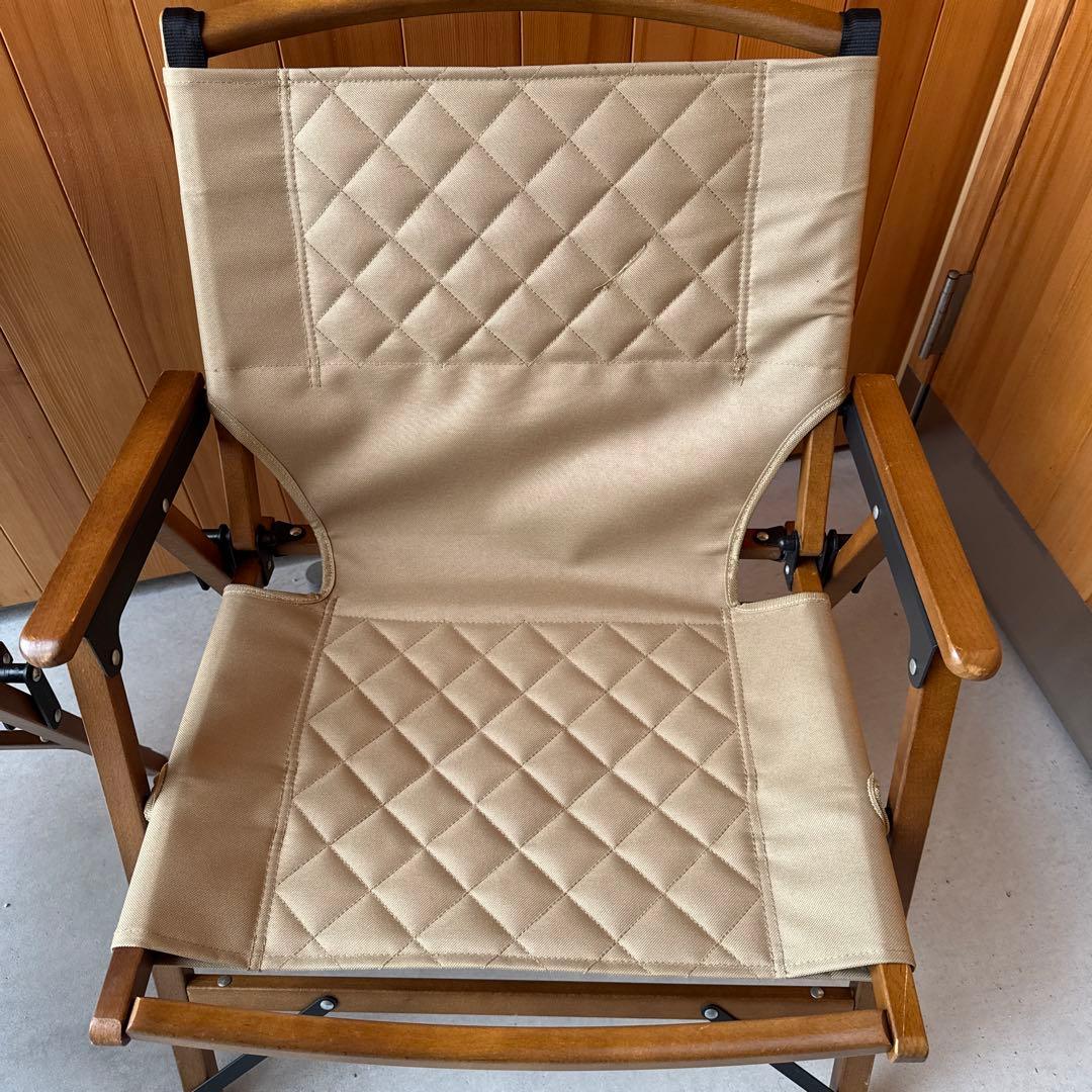 クイックキャンプ　ウッドローチェア　２脚セット