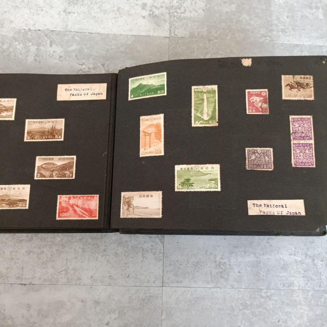 切手収集アルバム　アンティーク　ヴィンテージ　骨董　第日本帝国