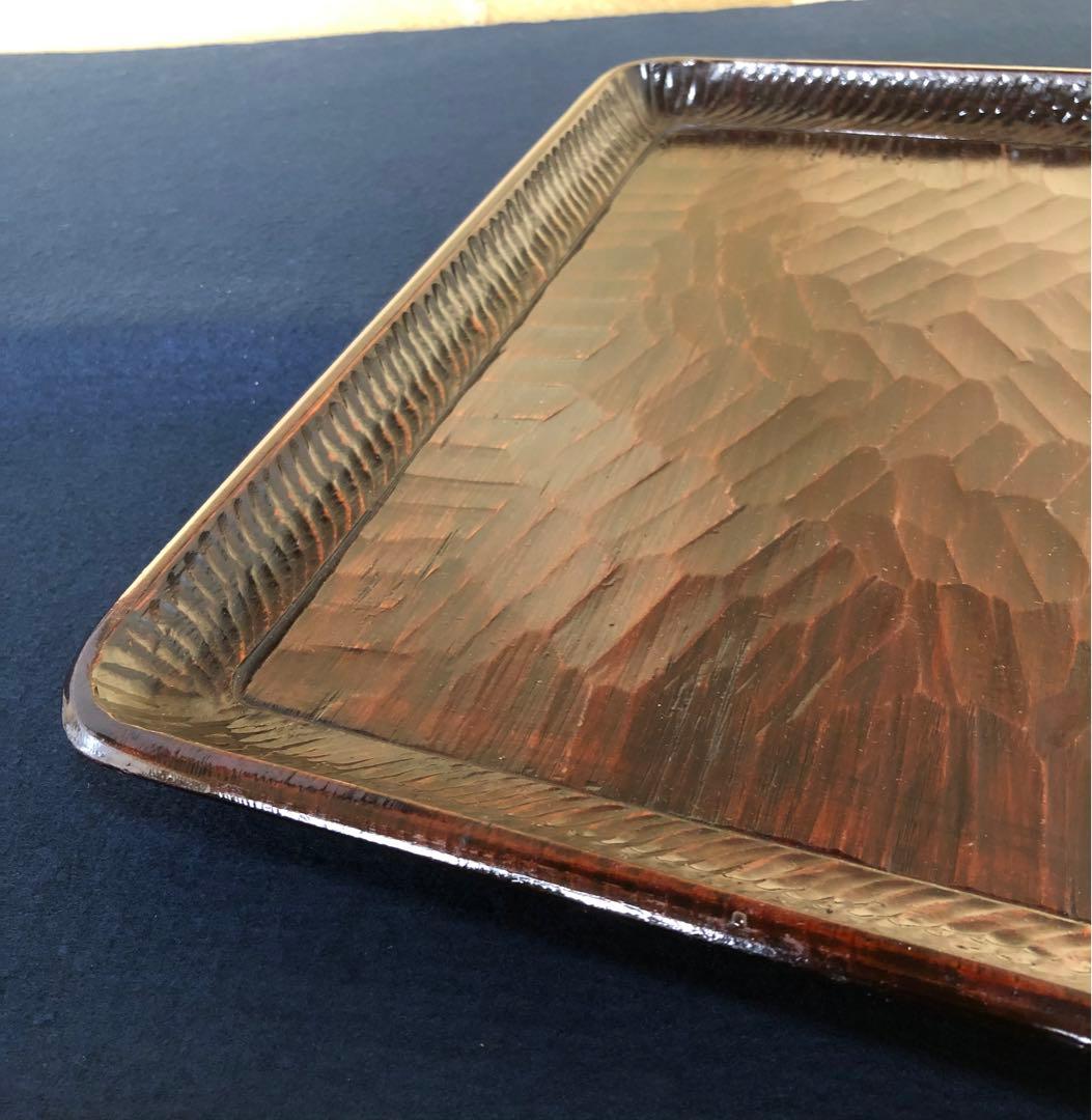 《レ》伝統工芸 讃岐彫 四方膳6客 讃岐膳 盆 刳抜 251201お2