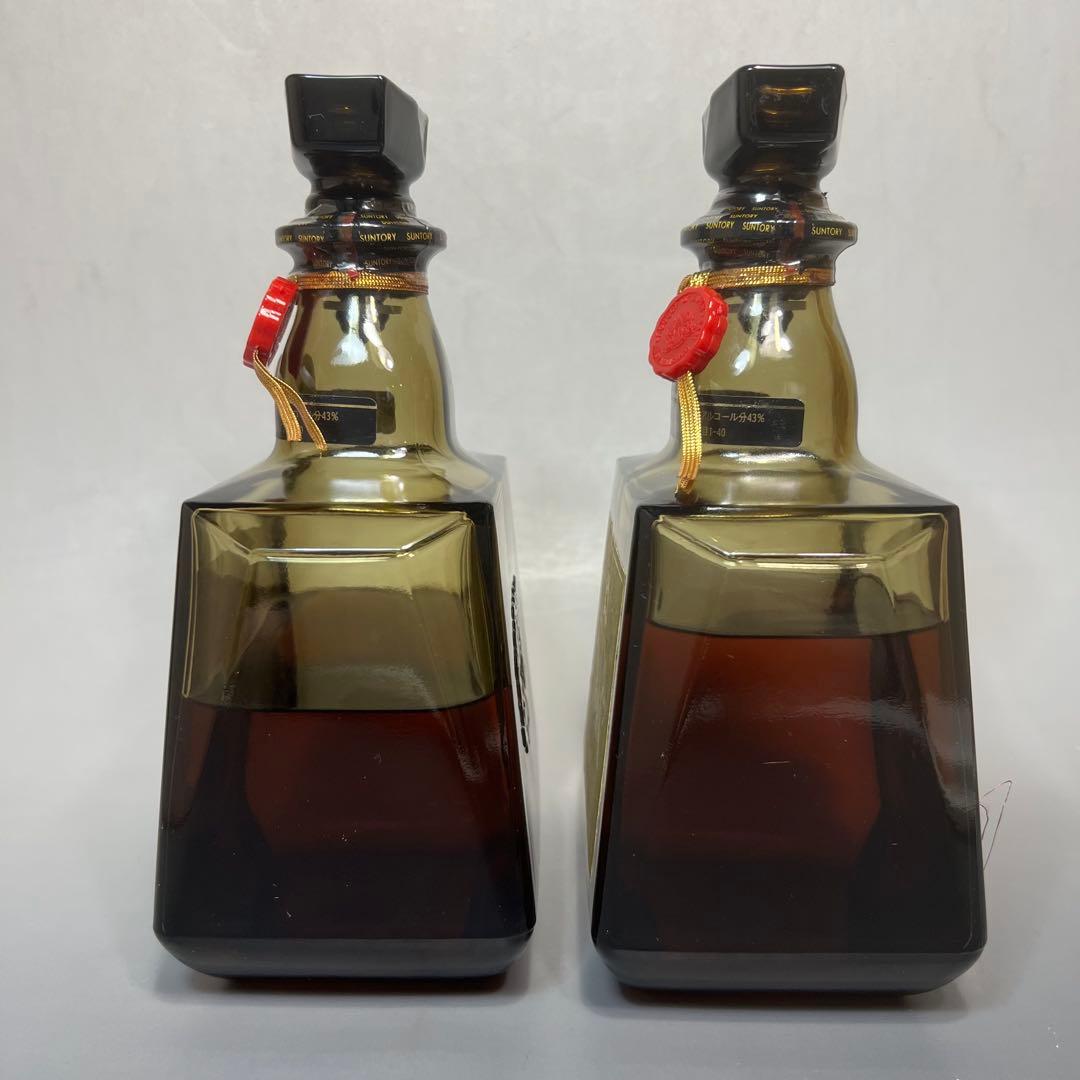 未開栓 古酒 サントリー ウイスキー ロイヤル 1000ml 2本まとめて 箱付