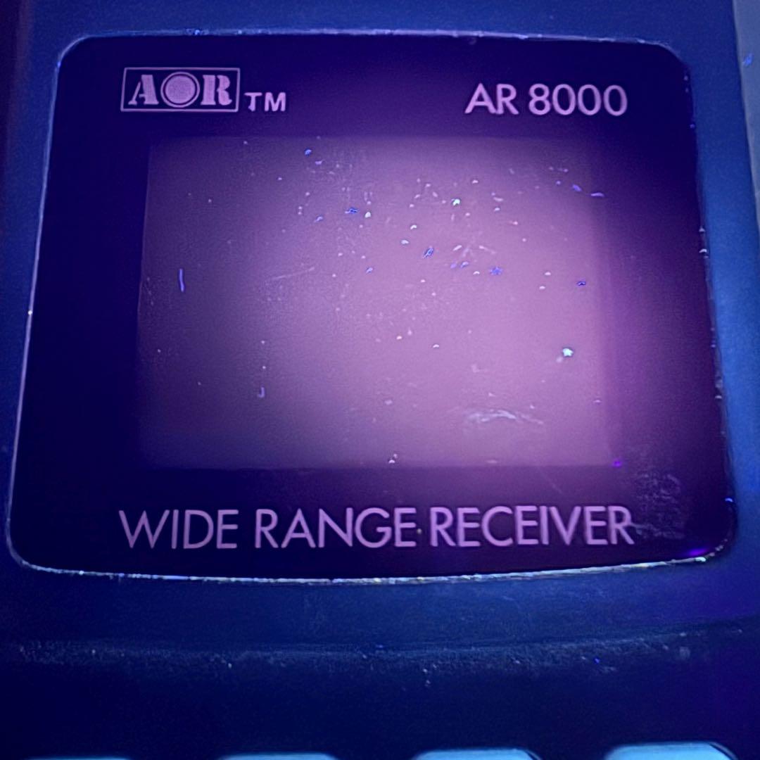 AOR AR8000 ワイドバンドレシーバー ＋ AH-210R ロッドアンテナ