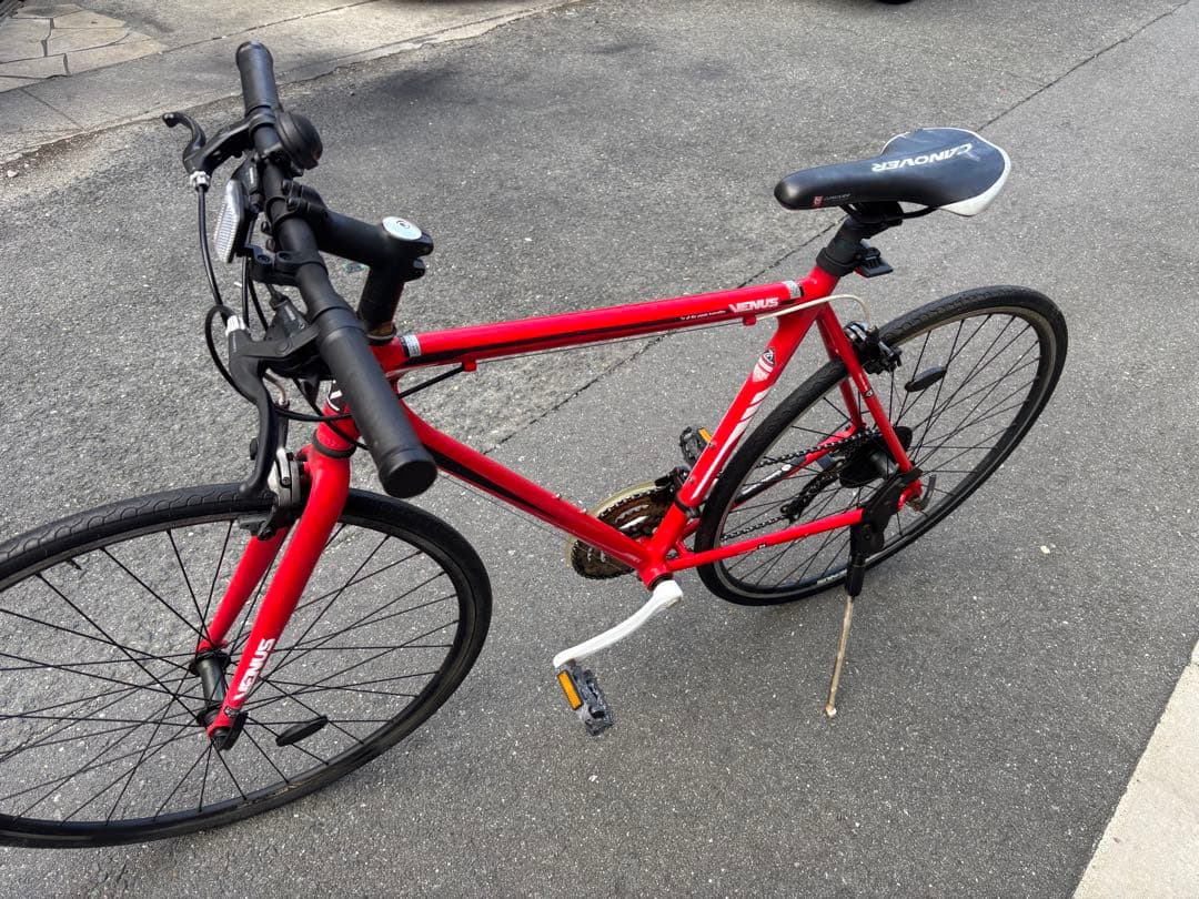 カノーバー(CANOVER) クロスバイク VENUS クロスバイク レッド