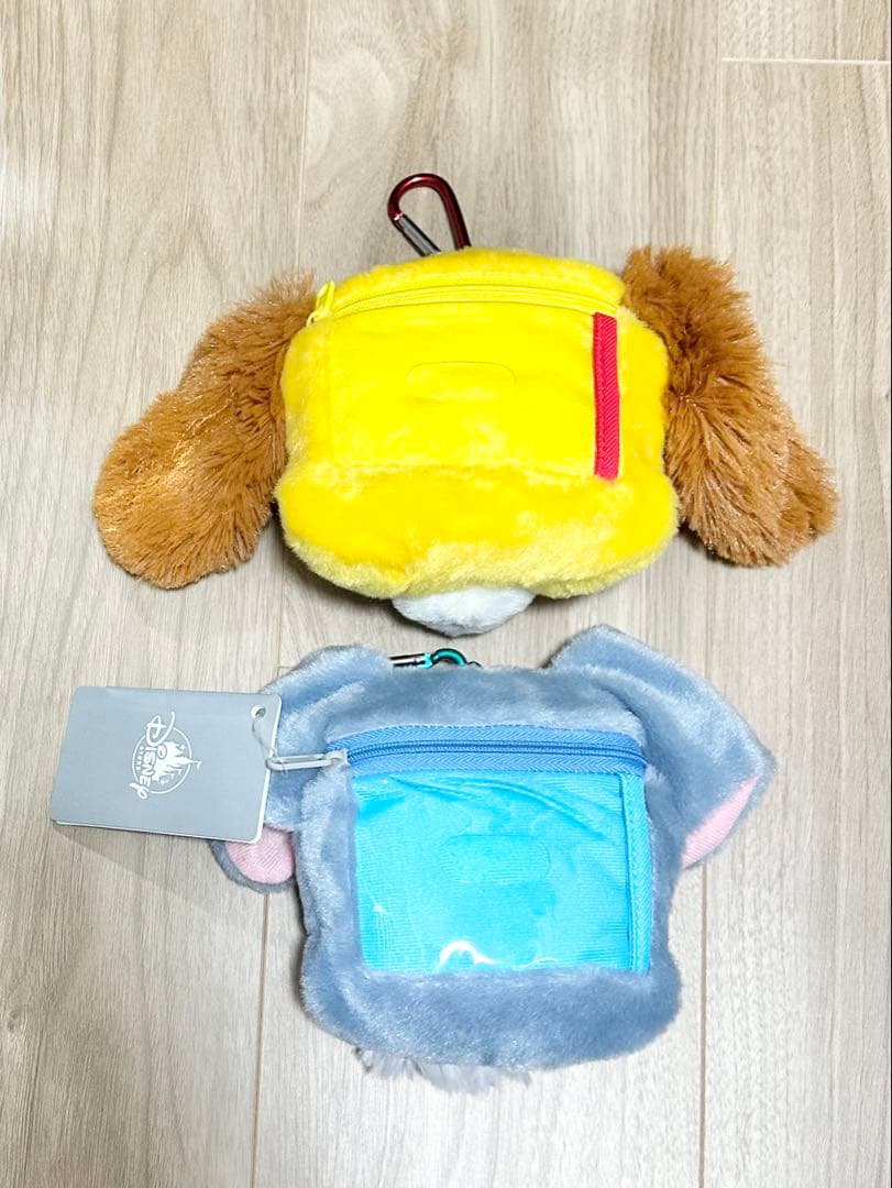ディズニー　わんわん物語　パスケース　フェイスポーチ